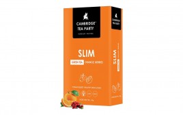 Cambridge Tea party Slim Green Tea Orange, Berries   Pack  50 grams